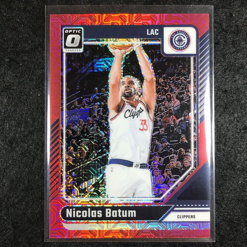 2024-25 Donruss Optic NICOLAS BATUM Base Choice Red 53/88 #193