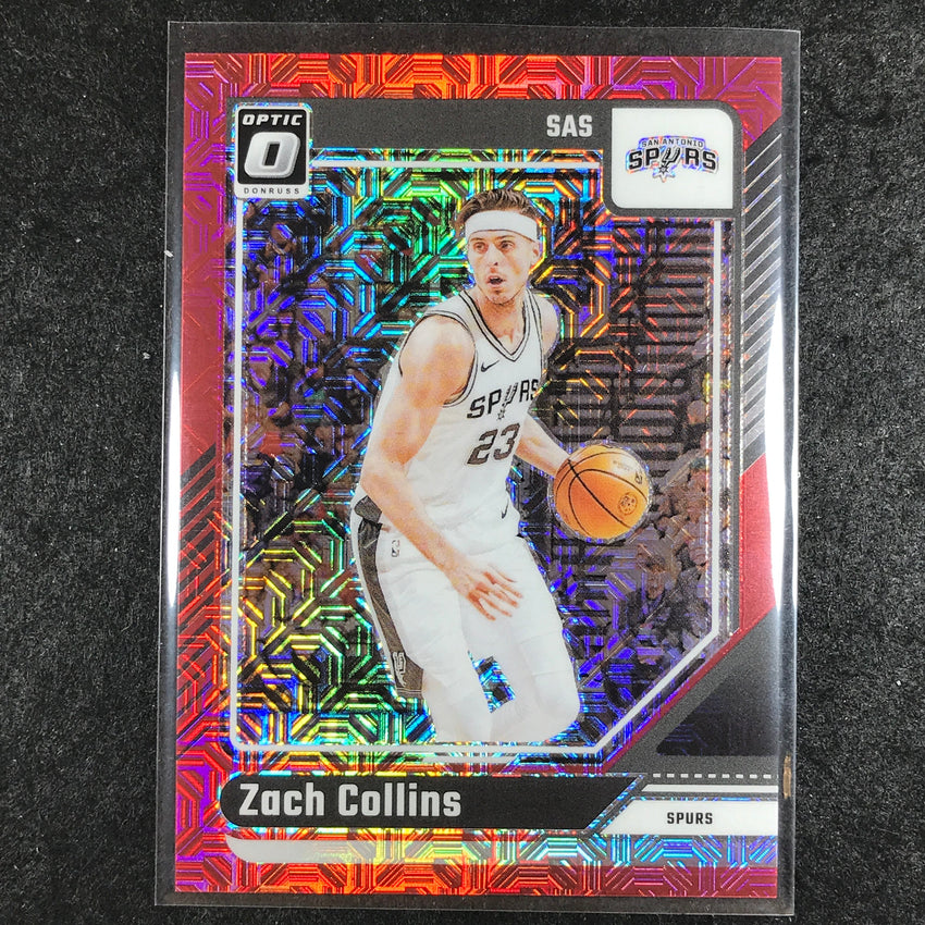 2024-25 Donruss Optic ZACH COLLINS Base Choice Red 50/88 #204
