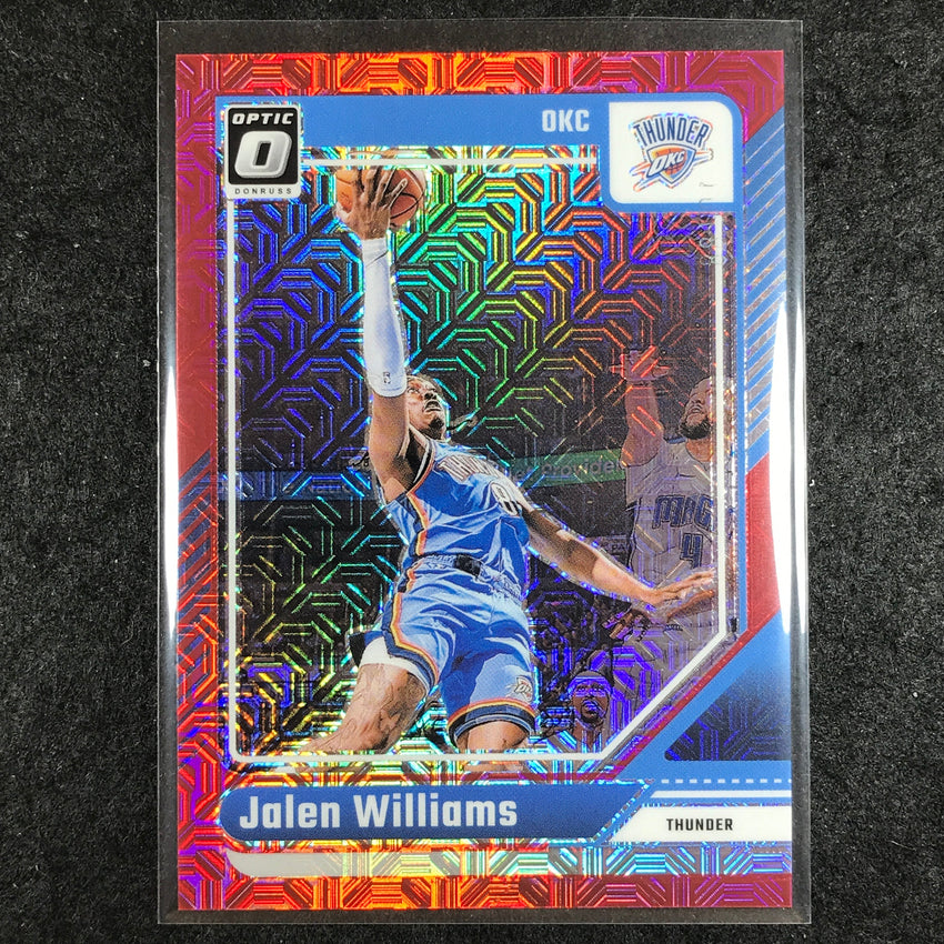 2024-25 Donruss Optic JALEN WILLIAMS Base Choice Red 16/88 #225