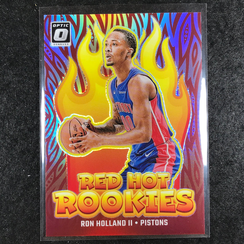 2024-25 Donruss Optic RON HOLLAND II Red Hot Rookies Silver Holo #6