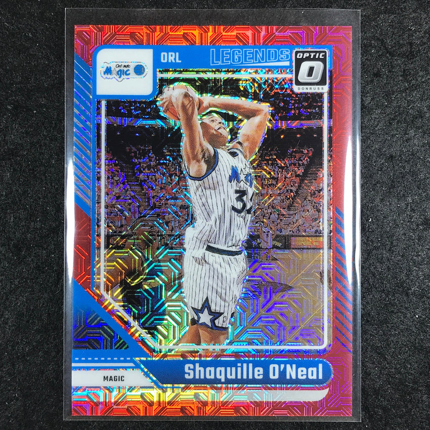 2024-25 Donruss Optic SHAQUILLE O'NEAL Legends Choice Red 40/88 #244