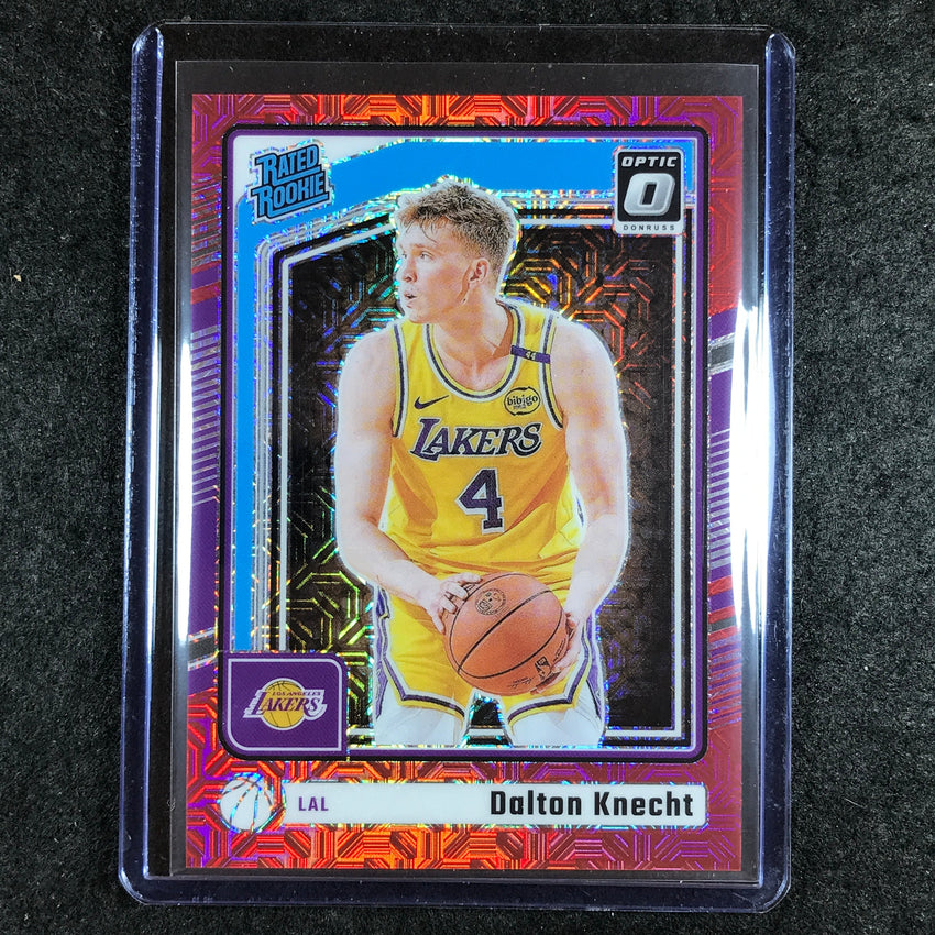 2024-25 Donruss Optic DALTON KNECHT Rated Rookie Choice Red 77/88 #256