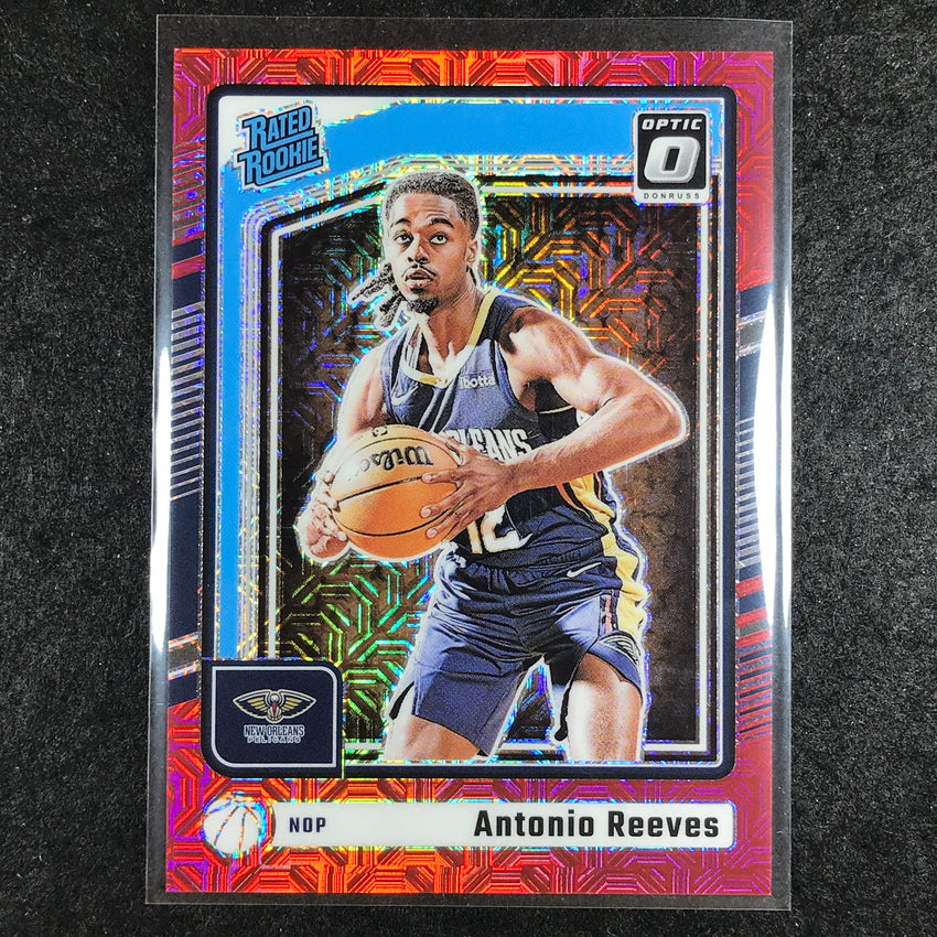 2024-25 Donruss Optic ANTONIO REEVES Rated Rookie Choice Red 79/88 #266