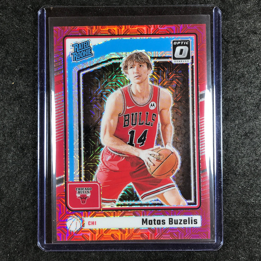 2024-25 Donruss Optic MATAS BUZELIS Rated Rookie Choice Red 17/88 #271