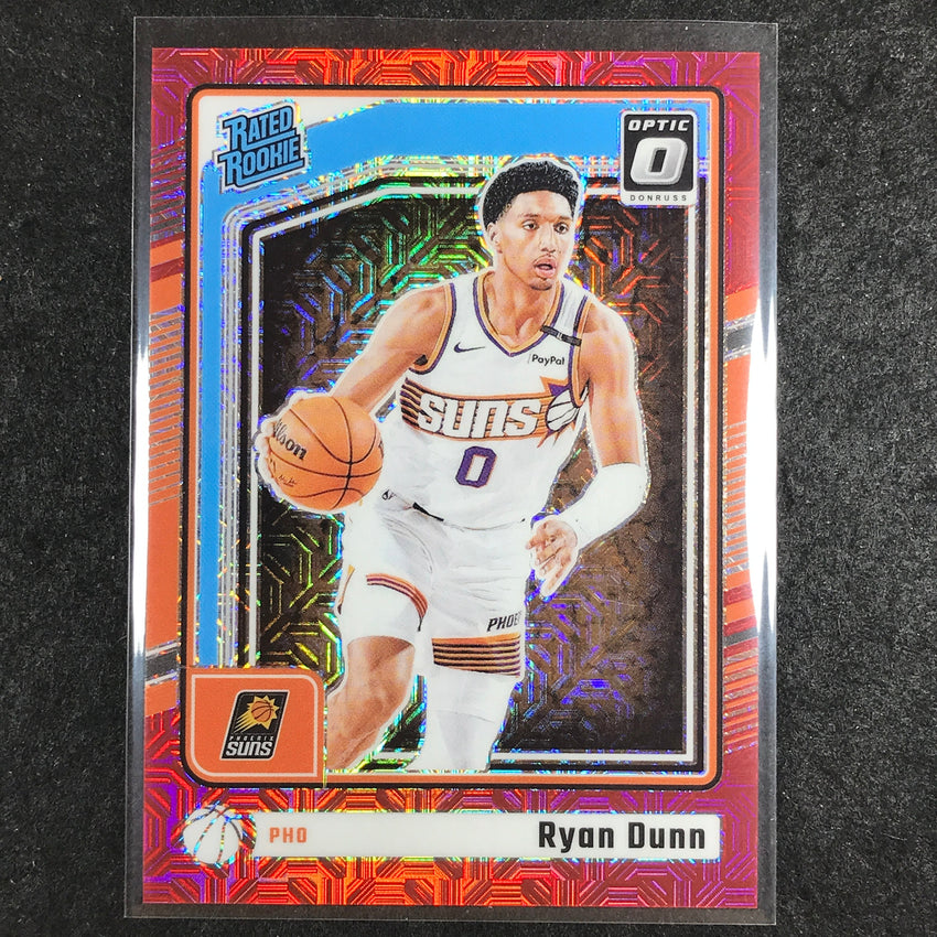 2024-25 Donruss Optic RYAN DUNN Rated Rookie Choice Red 58/88 #279