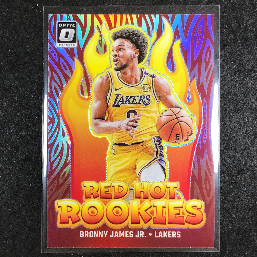 2024-25 Donruss Optic BRONNY JAMES JR. Red Hot Rookies Silver Holo #8