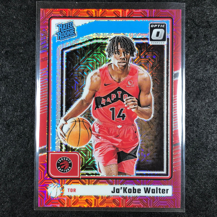 2024-25 Donruss Optic JA'KOBE WALTER Rated Rookie Choice Red 87/88 #283