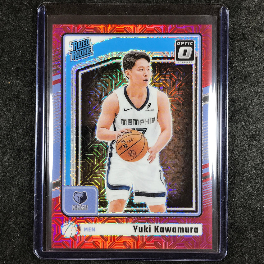 2024-25 Donruss Optic YUKI KAWAMURA Rated Rookie Choice Red 88/88 #287