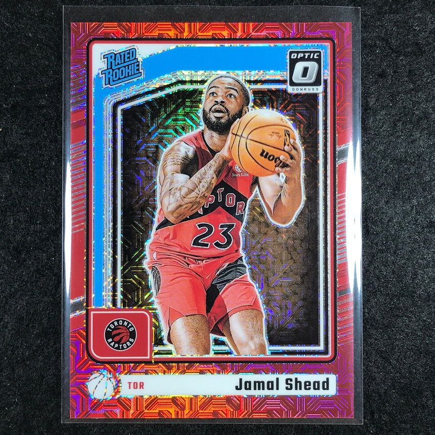 2024-25 Donruss Optic JAMAL SHEAD Rated Rookie Choice Red 86/88 #296