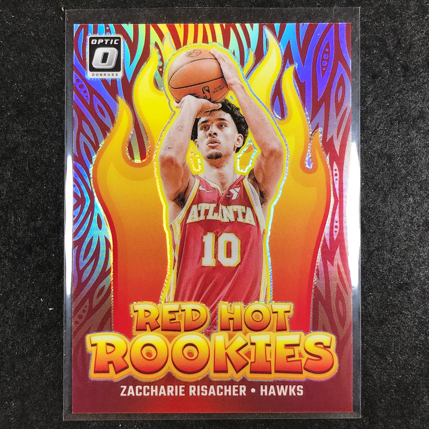 2024-25 Donruss Optic ZACCHARIE RISACHER Red Hot Rookies Silver Holo #9