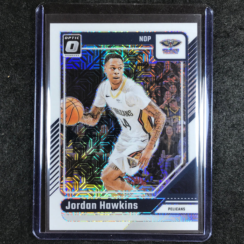 2024-25 Donruss Optic JORDAN HAWKINS Base Choice White 9/48 #68