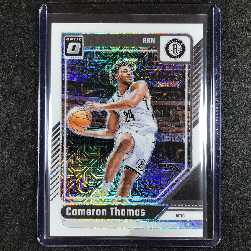 2024-25 Donruss Optic CAMERON THOMAS Base Choice White 13/48 #80