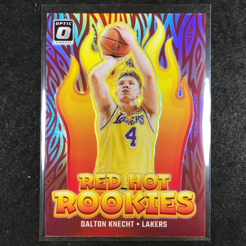 2024-25 Donruss Optic DALTON KNECHT Red Hot Rookies Silver Holo #10