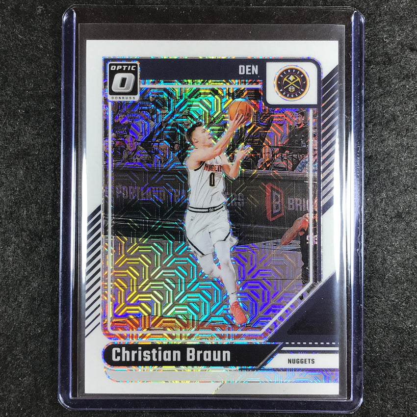 2024-25 Donruss Optic CHRISITAN BRAUN Base Choice White 22/48 #101