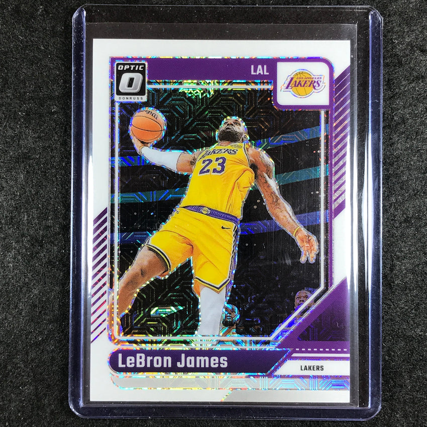 2024-25 Donruss Optic LEBRON JAMES Base Choice White 22/48 #148