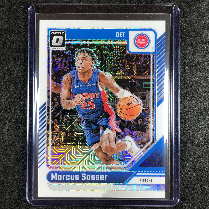 2024-25 Donruss Optic MARCUS SASSER Base Choice White 35/48 #202