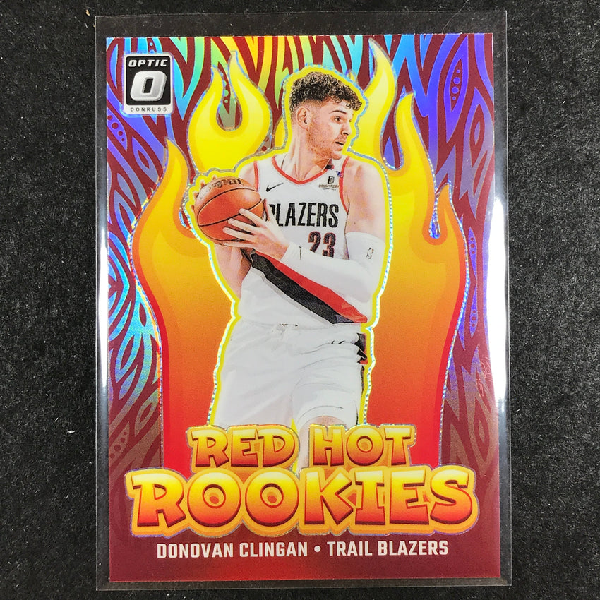 2024-25 Donruss Optic DONOVAN CLINGAN Red Hot Rookies Silver Holo #15