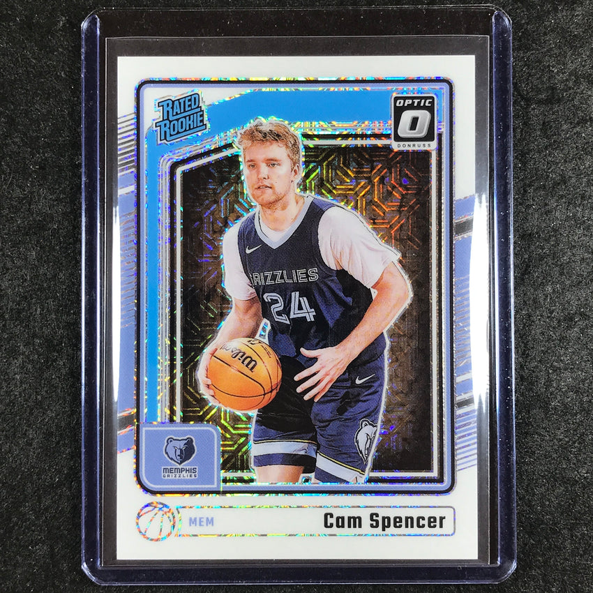2024-25 Donruss Optic CAM SPENCER Rated Rookie Choice White 10/48 #269
