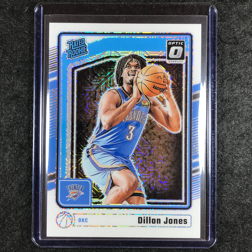 2024-25 Donruss Optic DILLON JONES Rated Rookie Choice White 10/48 #275