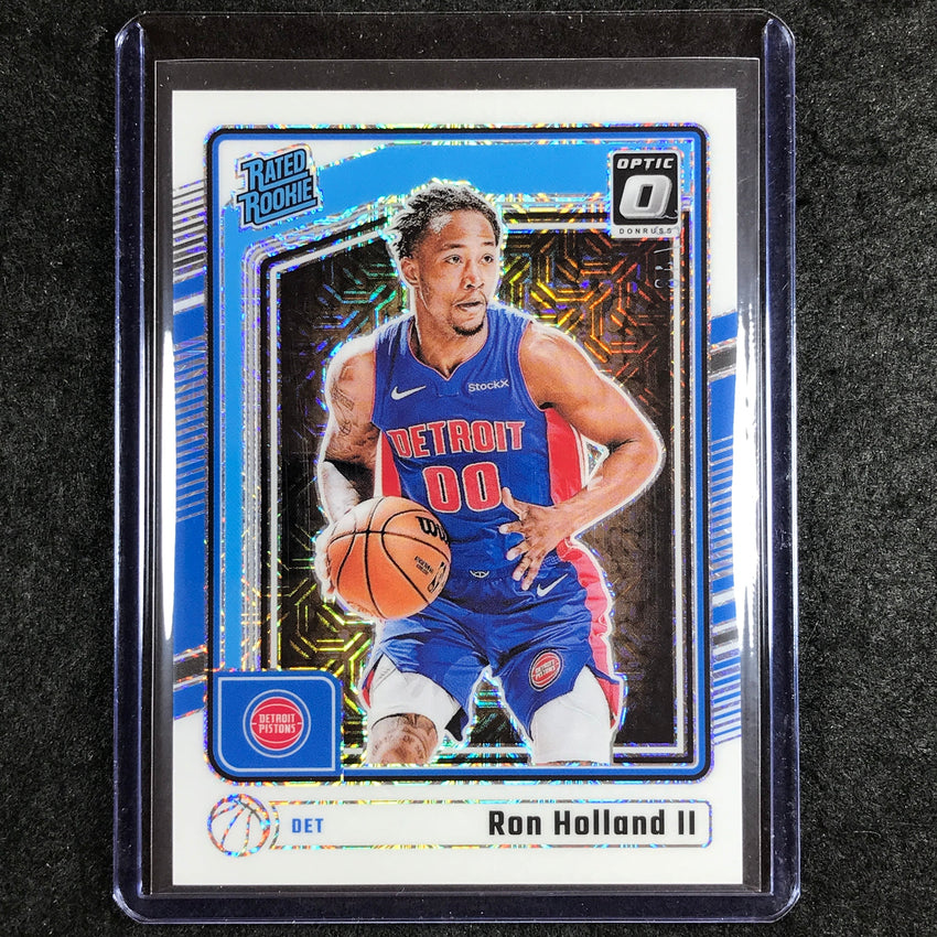 2024-25 Donruss Optic RON HOLLAND II Rated Rookie Choice White 33/48 #291