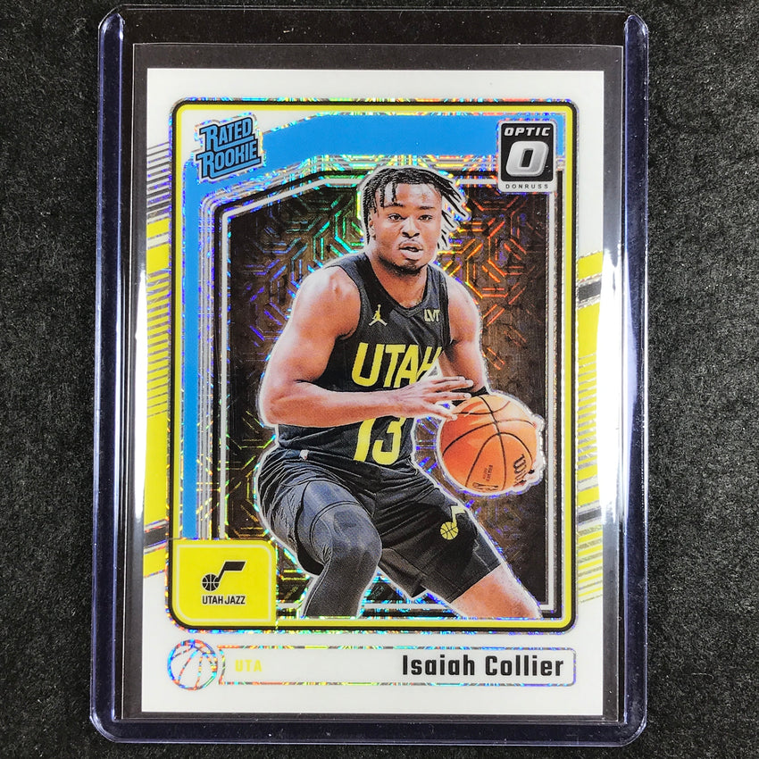 2024-25 Donruss Optic ISAIAH COLLIER Rated Rookie Choice White 18/48 #295
