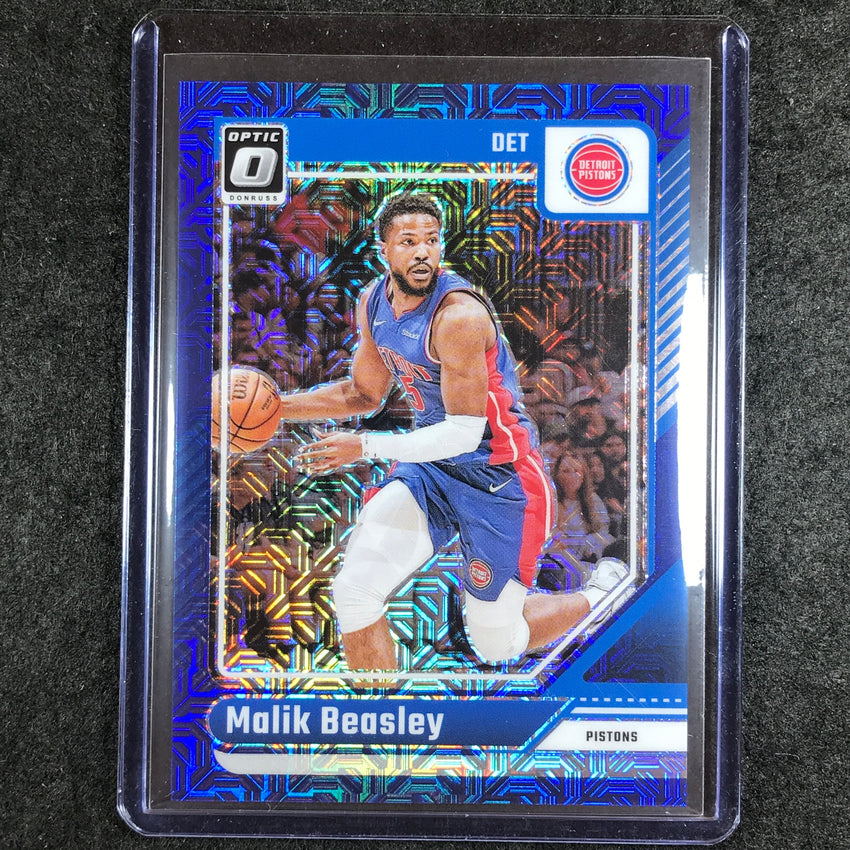 2024-25 Donruss Optic MALIK BEASLEY Base Choice Blue 1/24 #38