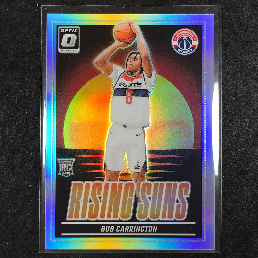 2024-25 Donruss Optic BUB CARRINGTON Rising Suns Rookie Silver Holo #3