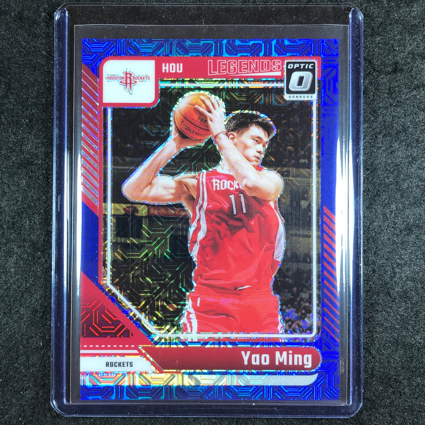 2024-25 Donruss Optic YAO MING Legends Choice Blue 6/24 #226