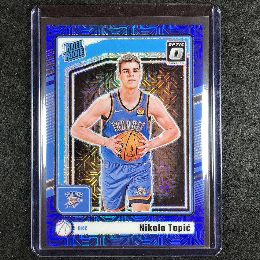 2024-25 Donruss Optic NIKOLA TOPIC Rated Rookie Choice Blue 2/24 #278