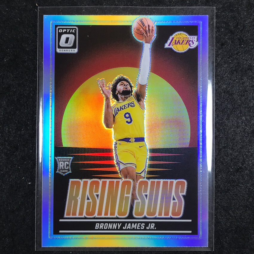 2024-25 Donruss Optic BRONNY JAMES JR. Rising Suns Rookie Silver Holo #5