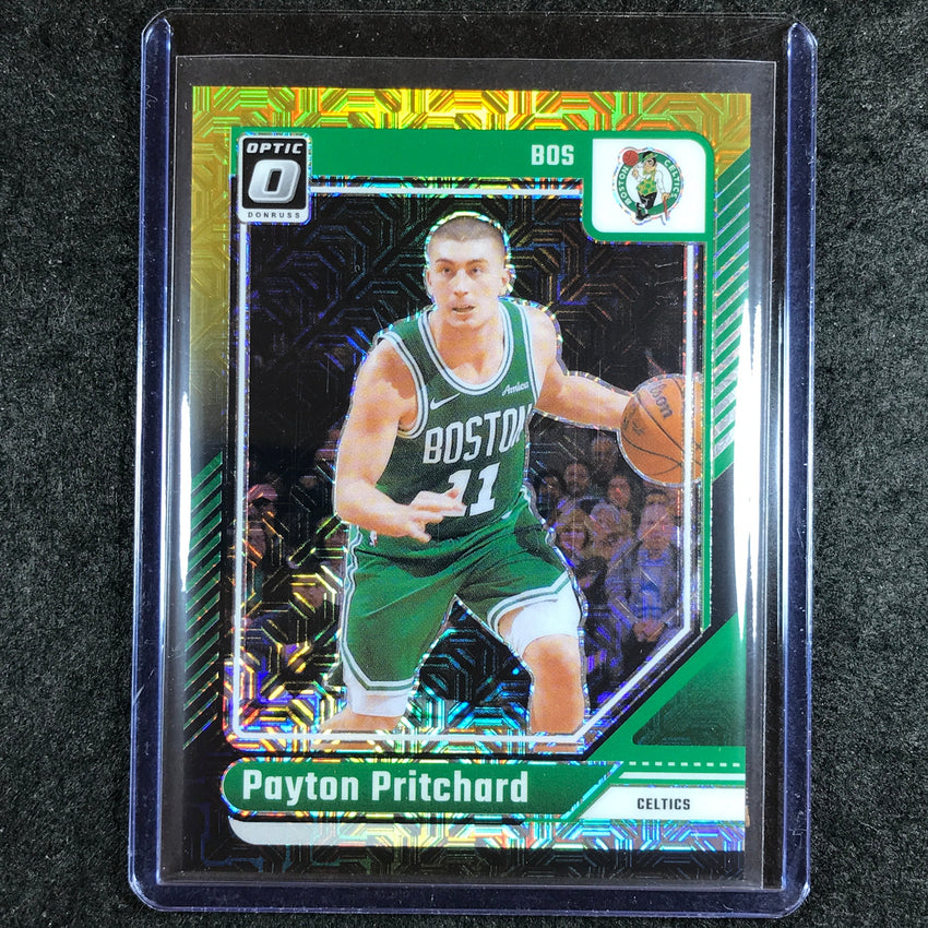 2024-25 Donruss Optic PAYTON PRITCHARD Base Choice Black Gold 1/8 #164