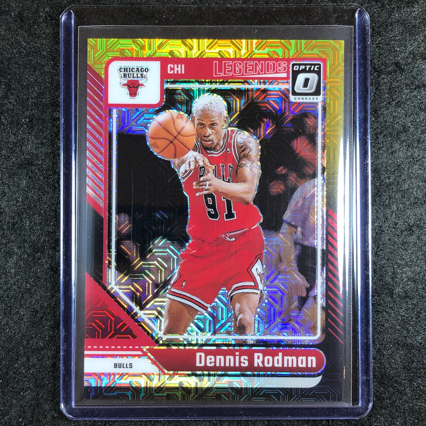 202425 Donruss Optic DENNIS RODMAN Legends Choice Black Gold 4/8 241