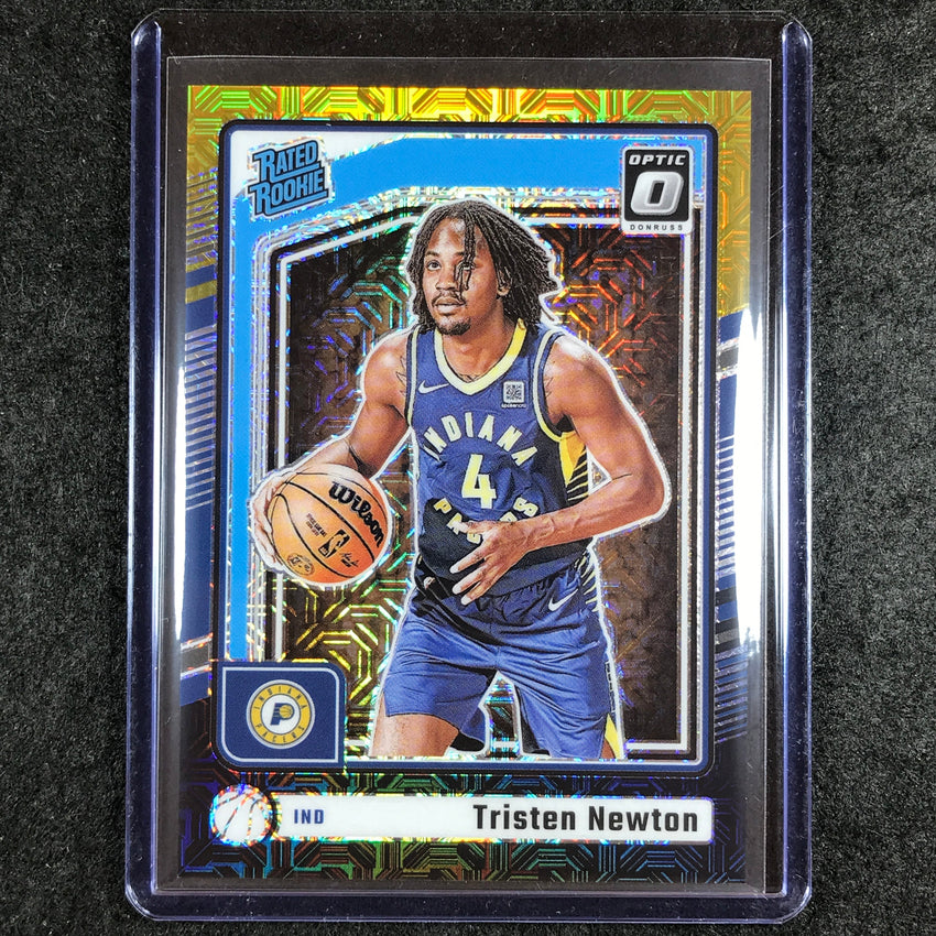 2024-25 Donruss Optic TRISTEN NEWTON Rated Rookie Choice Black Gold 8/8 #285