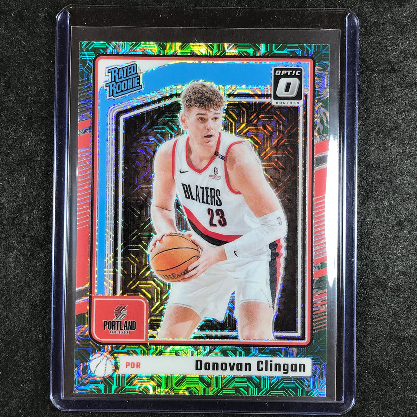 2024-25 Donruss Optic DONOVAN CLINGAN Rated Rookie Choice Dragon SP #272