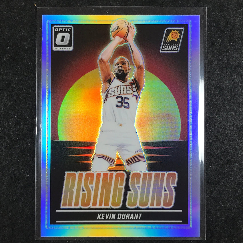 2024-25 Donruss Optic KEVIN DURANT Rising Suns Silver Holo #11