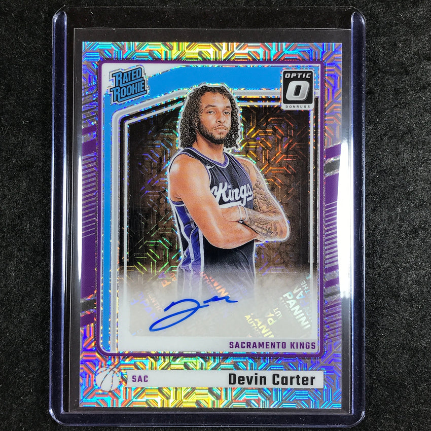 2024-25 Donruss Optic DEVIN CARTER Rated Rookie Base Auto Choice #305