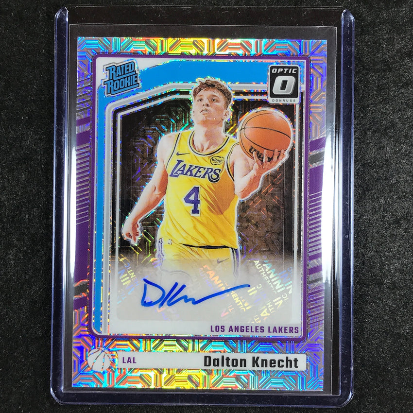 2024-25 Donruss Optic DALTON KNECHT Rated Rookie Base Auto Choice #307
