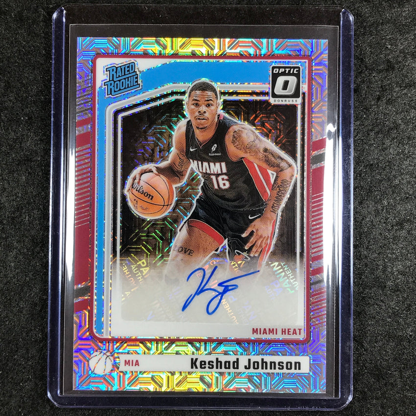 2024-25 Donruss Optic KESHAD JOHNSON Rated Rookie Base Auto Choice #326