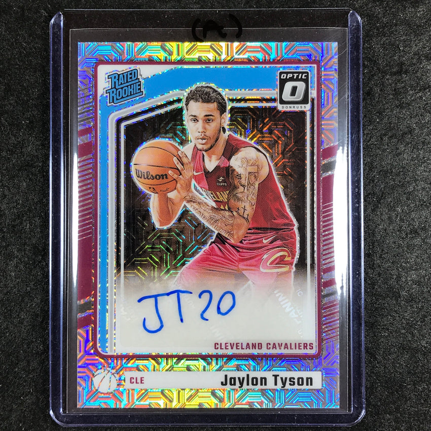 2024-25 Donruss Optic JAYLON TYSON Rated Rookie Base Auto Choice #339 (A)