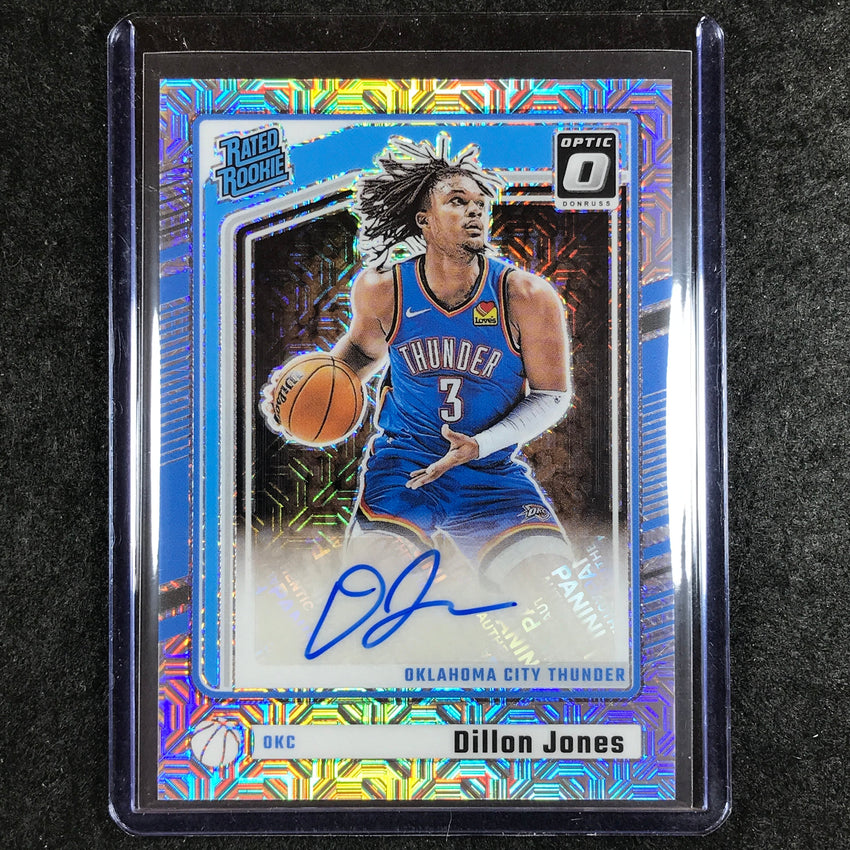 2024-25 Donruss Optic DILLON JONES Rated Rookie Base Auto Choice #346