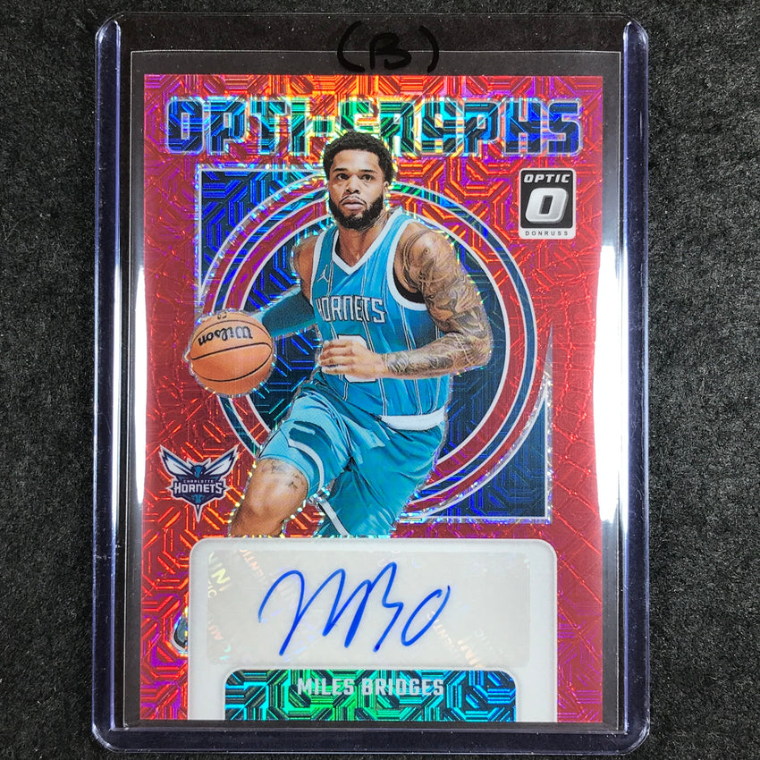 2024-25 Donruss Optic MILES BRIDGES Opti-Graphs Auto Choice #BRD (B)