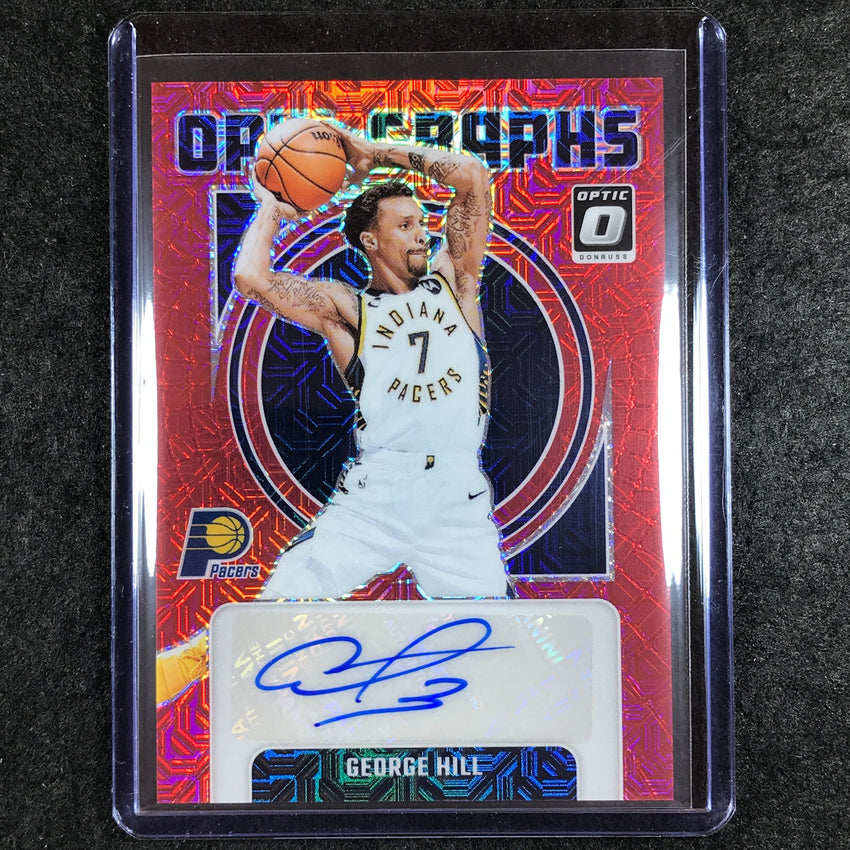 2024-25 Donruss Optic GEORGE HILL Opti-Graphs Auto Choice #HIL