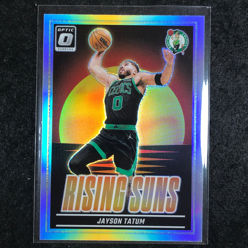 2024-25 Donruss Optic JAYSON TATUM Rising Suns Silver Holo #20