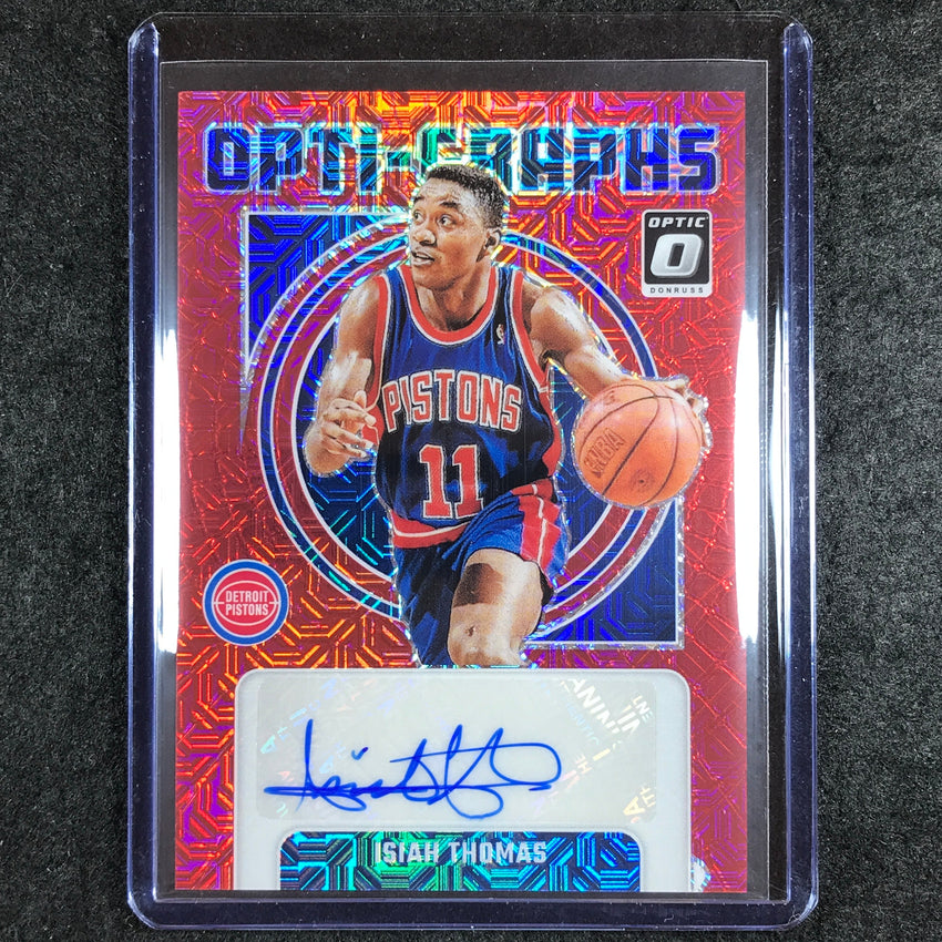 2024-25 Donruss Optic ISIAH THOMAS Opti-Graphs Auto Choice #IST