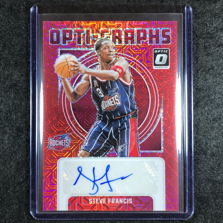 2024-25 Donruss Optic STEVE FRANCIS Opti-Graphs Auto Choice #STV