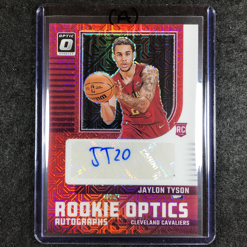 2024-25 Donruss Optic JAYLON TYSON Rookie Optics Autograph Choice #TYS (A)