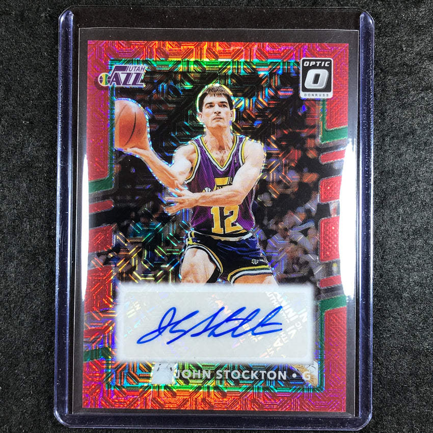 2024-25 Donruss Optic JOHN STOCKTON Retro Series Signatures Auto Choice #STC