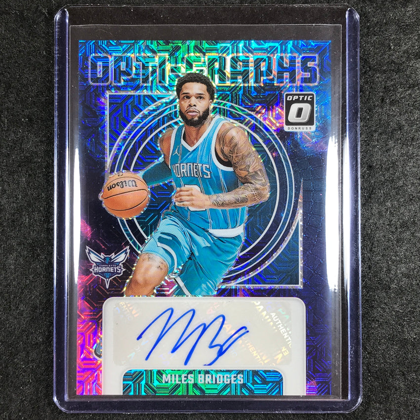 2024-25 Donruss Optic MILES BRIDGES Opti-Graphs Auto Choice Nebula 1/1