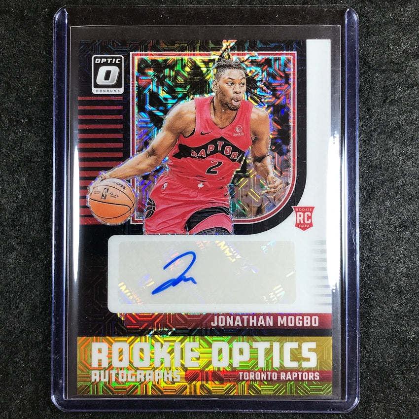 2024-25 Donruss Optic JONATHAN MOGBO Rookie Optics Auto Choice Black Gold 5/8