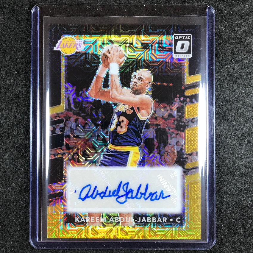 2024-25 Donruss Optic KAREEM ABDUL-JABBAR Retro Auto Choice Black Gold 5/8